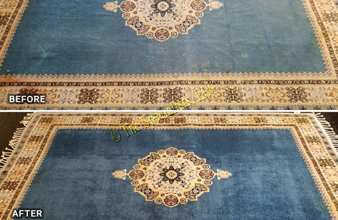 Rug Cleaning Before & After